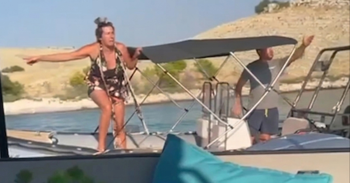 VIDEO Glisirali blizu obale kod Kornata, nakon upozorenja počeli vikati i psovati
