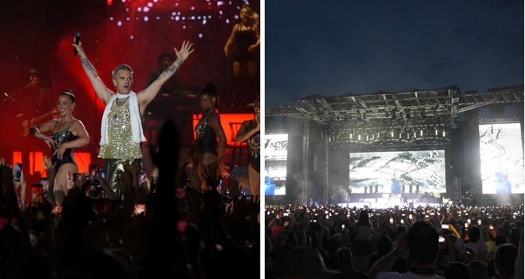 Održan je koncert godine u Hrvatskoj, Robbie Williams napunio pulsku Arenu