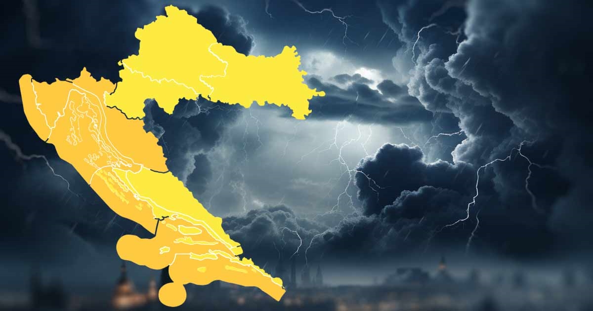 I dalje iznadprosječno toplo. Moguća grmljavinska nevremena s obilnom kišom