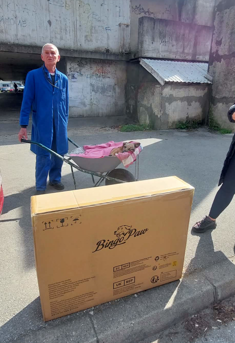 Zagrepčaninu koji svaki dan vozi bolesnog psa na livadu dobri ljudi donijeli kolica