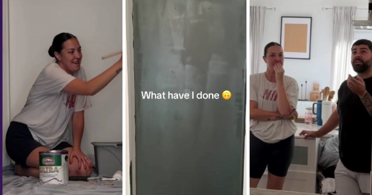 Obojila je zid u sobi dok je muž bio na poslu, odmah je požalila (1.2 mil. pregleda)