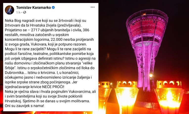 Karamarko na Fejsu piše o Vukovaru, kaže da se zbog politikanstva izbjegava istina