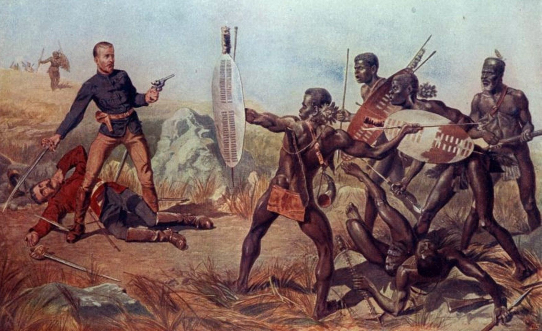 Afrički narod kopljima je ponizio Britance. Onda su ih moćni Britanci uništili