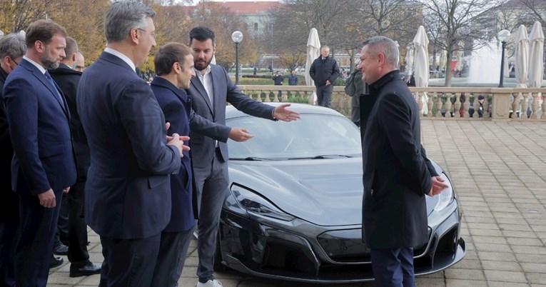 VIDEO Kako je Rimac francuskom predsjedniku predstavio Neveru i Bugatti