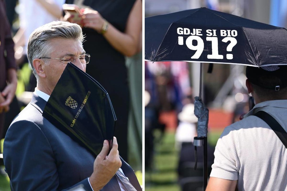 FOTO U Kninu je jako vruće 🥵