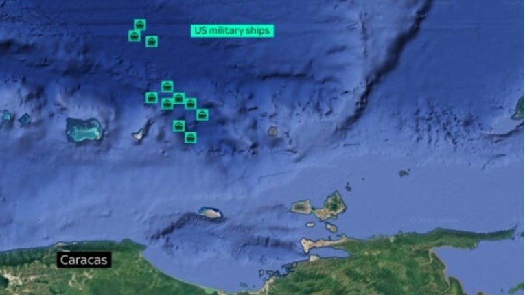 Tijekom uhićenja Madura ispred obale Venezuele bilo desetak američkih ratnih brodova