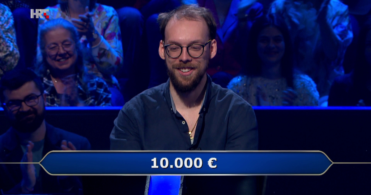 Luka odustao na 12. pitanju i osvojio 10.000 eura. Biste li vi znali odgovor?