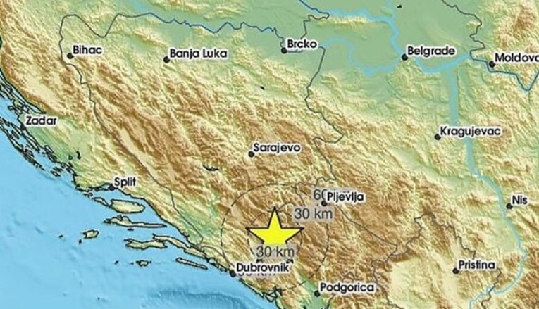 Potres magnitude 3 po Richteru u Crnoj Gori