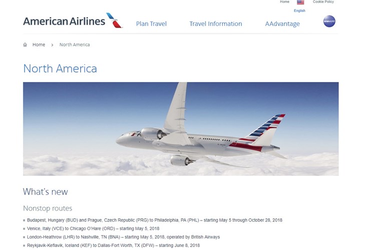 American Airlines maknuo najavu direktnih letova za Dubrovnik