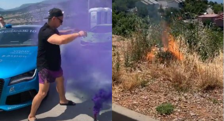 YouTuber koji se Sanaderu popeo na auto s ekipom skoro izazvao požar u Splitu