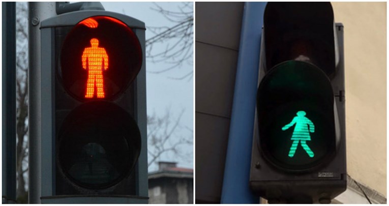U Rijeci zasvijetlio prvi "ženski" semafor u Hrvatskoj