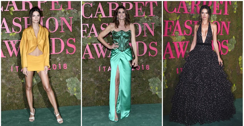 Dodjela modnih nagrada u Milanu vrvjela je sjajno odjevenim supermodelima