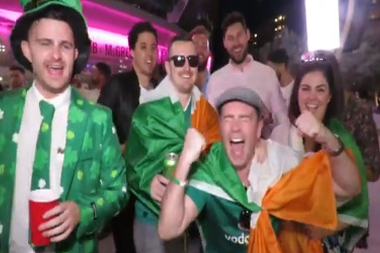 VIDEO Irci okupirali Las Vegas: Napravili ludnicu uoči borbe Khabib - McGregor