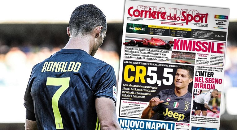 Ronaldo na udaru, cijela Italija čeka njegov gol: "On nije CR7 nego CR5,5"