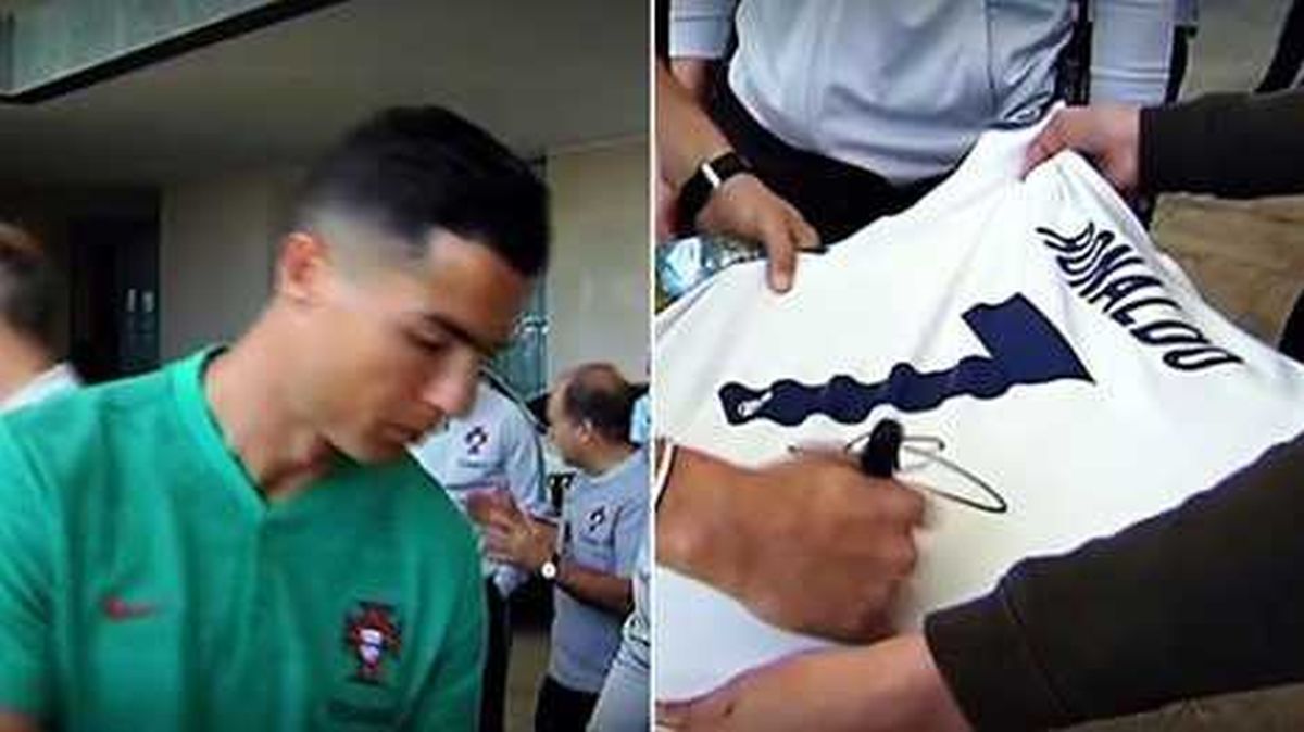 Klinac žicao Ronalda da mu se potpiše na dres. Odgovor Portugalca nije očekivao