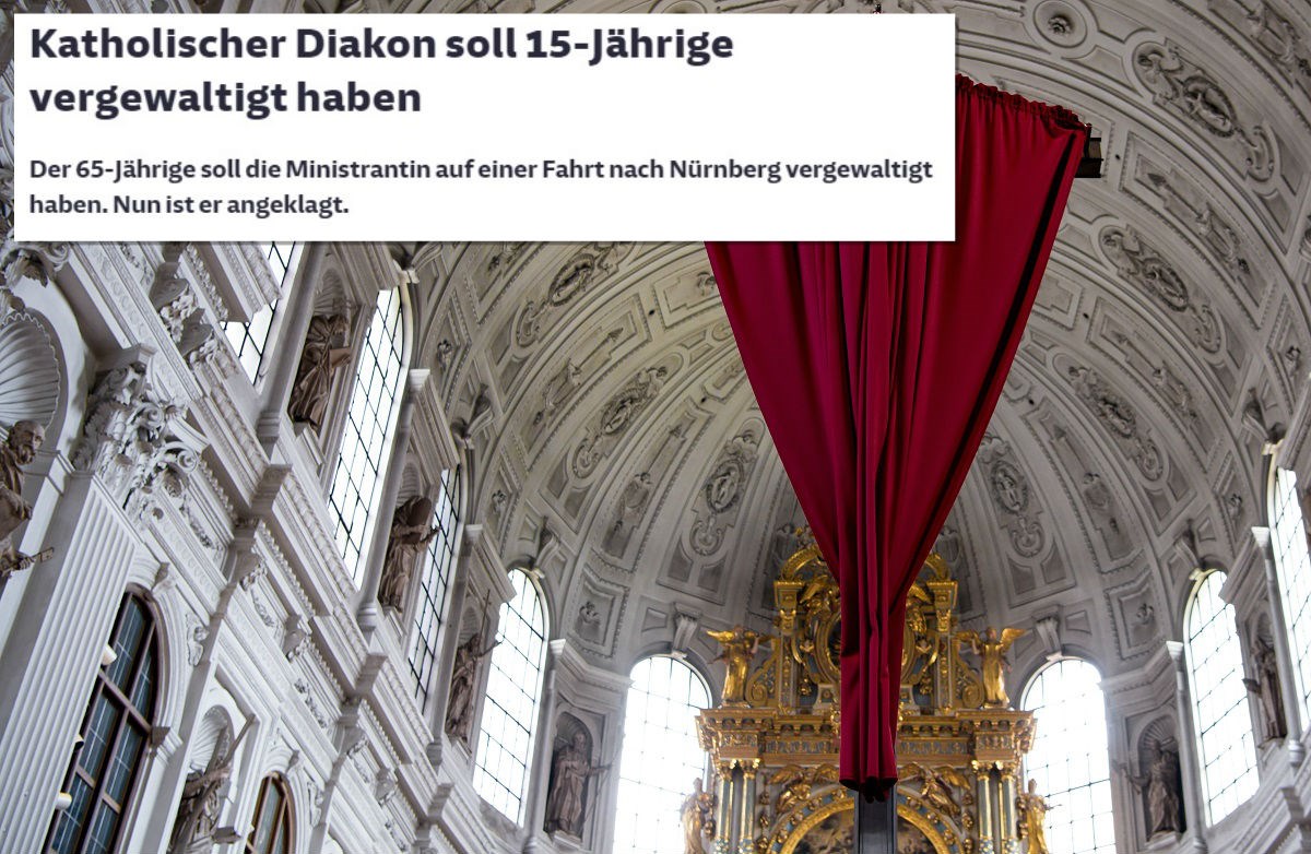 Đakon iz hrvatske župe u Njemačkoj optužen za silovanje tinejdžerice