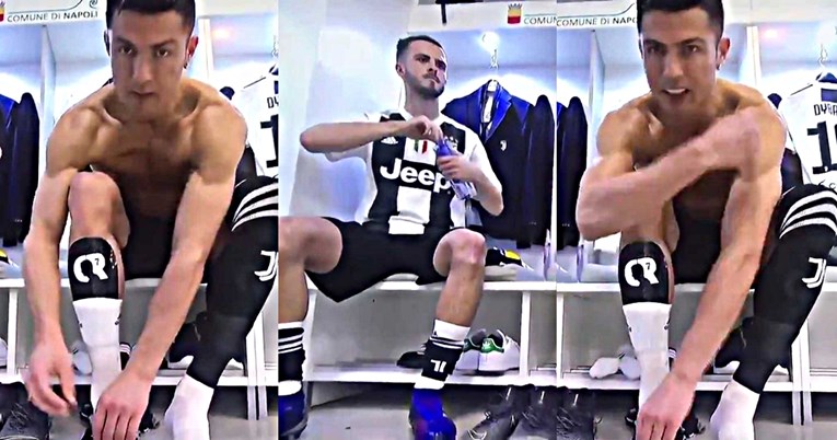 VIDEO Ronaldo žestoko reagirao na kamermana u svlačionici, Pjanić gledao u čudu