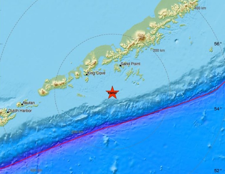 Aljasku pogodio potres magnitude 6 stupnjeva po Richteru