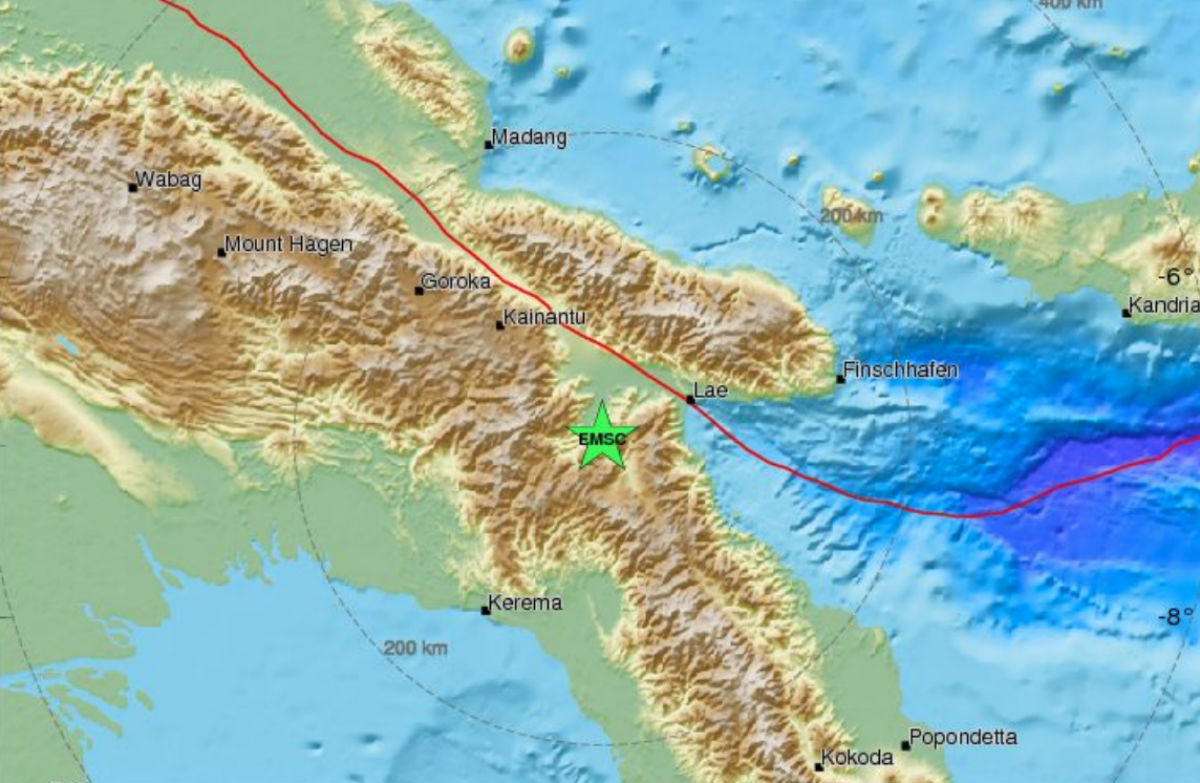 Papuu Novu Gvineju pogodio snažan potres magnitude 7,2 stupnja