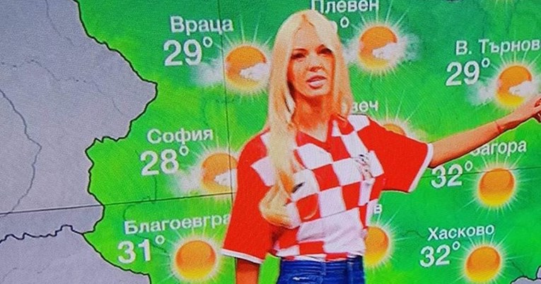 Prelijepa bugarska voditeljica pokazala kako navija za Hrvatsku