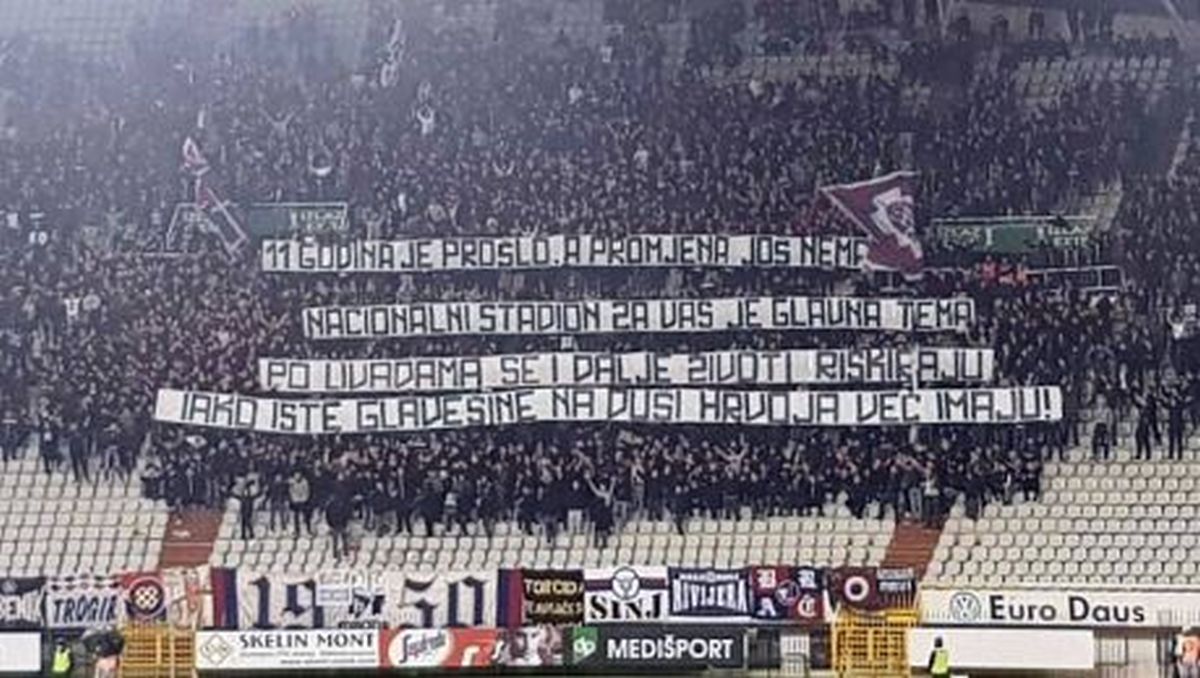Torcida ne zaboravlja Ćustića, pogledajte što je poručila HNS-u