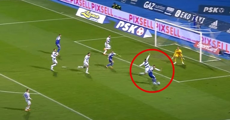 Pogledajte kako je Vidović zabio za pobjedu Dinama u 90. minuti. Pomogao mu je i blok