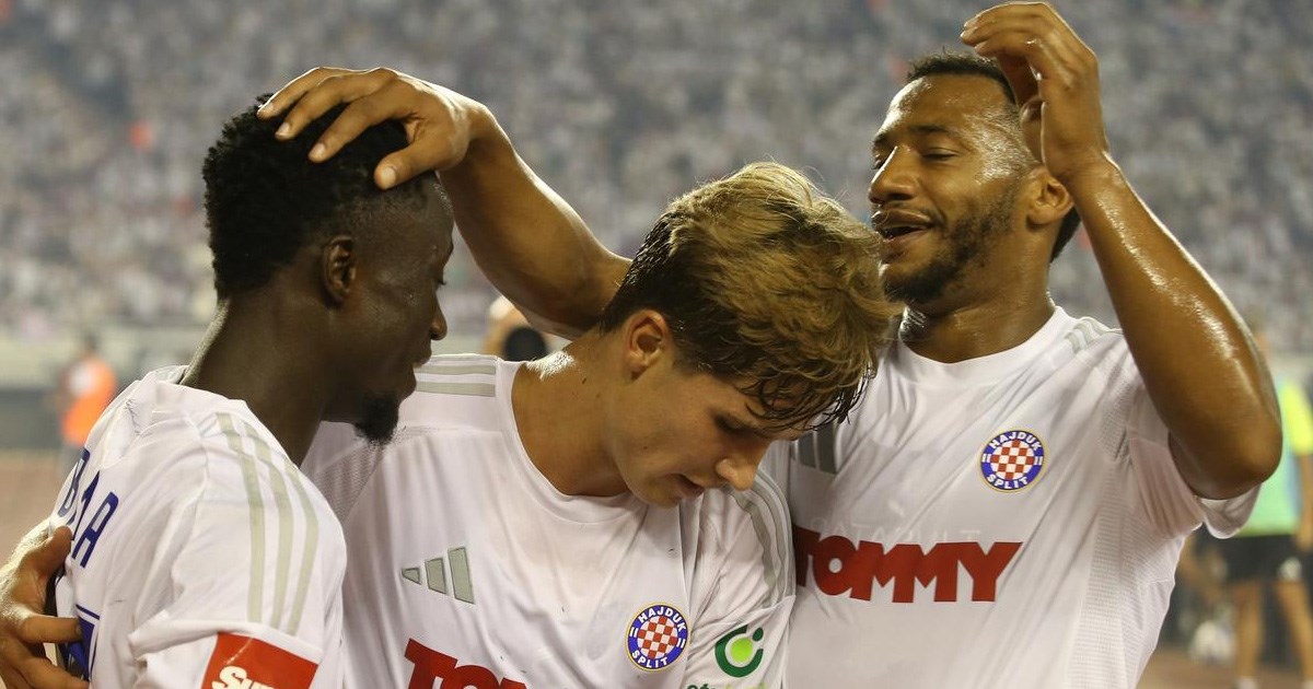 HAJDUK - SLAVEN 2:1 Hajduk uz dosta muke pobijedio na startu prvenstva