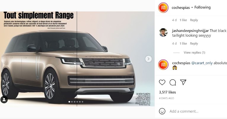 Fotografije novog Range Rovera procurile u javnost