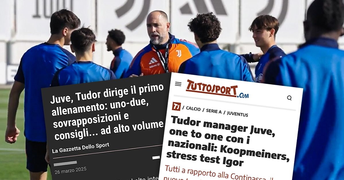 VIDEO Tudor je hit u Italiji. Snimke njegovih treninga u Juventusu su na naslovnicama