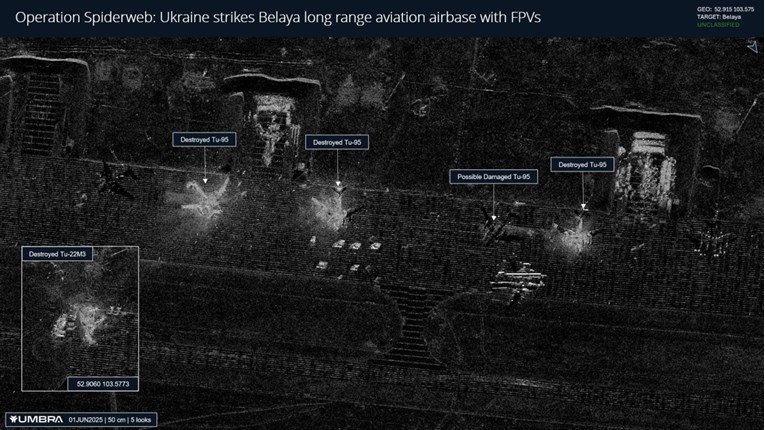 Prve satelitske snimke uništenih ruskih bombardera. "Ozbiljan šamar ruskoj moći"