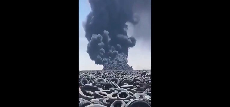 VIDEO U Kuvajtu se zapalilo najveće svjetsko odlagalište guma