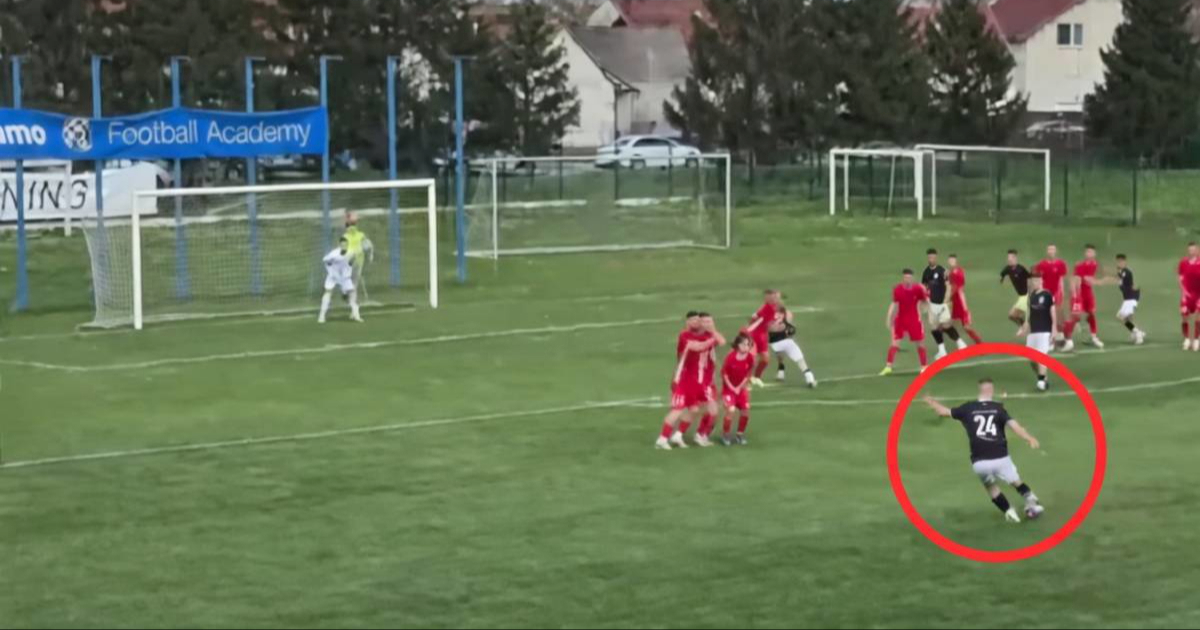 VIDEO Igrač hrvatskog trećeligaša zabio golčinu s 30 metara u stilu Cristiana Ronalda