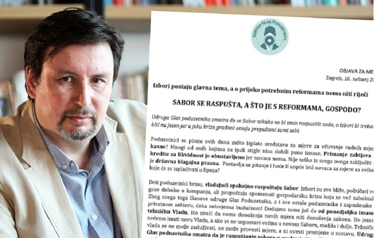 Glas poduzetnika: Izbori u srpnju su katastrofalan potez