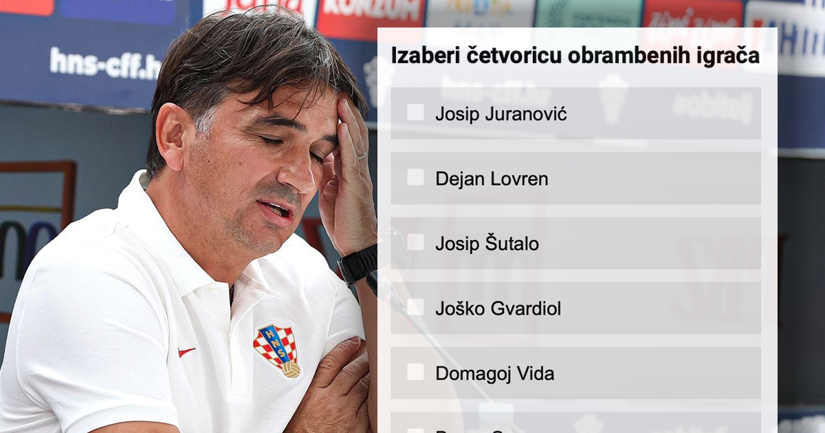 ANKETA Tko treba igrati protiv Brazila?