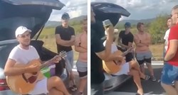 VIDEO Zagorci pjevali uz gitaru na A1 dok su čekali kraj navijačkog prometnog zastoja