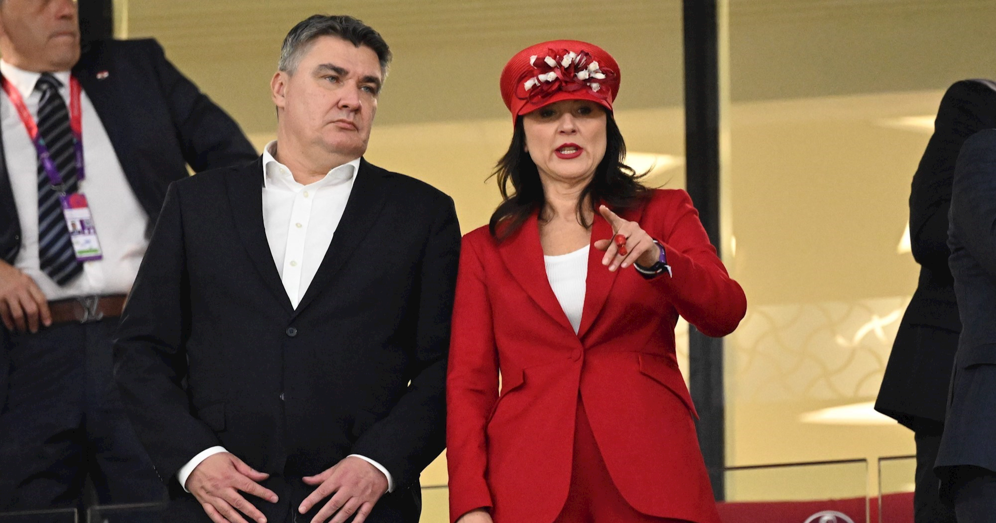 Milanovići navijali u Kataru, Sanja se pojavila u navijačkoj kombinaciji