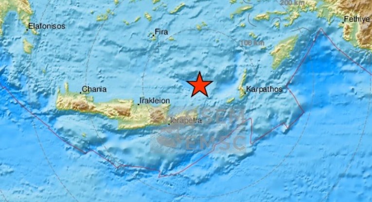 Grčku pogodio potres magnitude 4.9