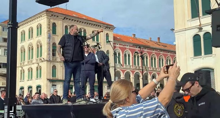 VIDEO Šef Torcide urlao na prosvjedu: Ako treba, doći će cijela država za našu braću