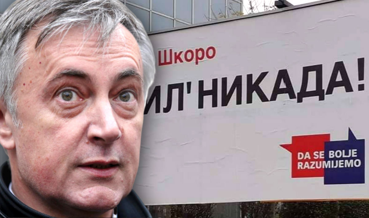 Škori smeta njegov plakat na ćirilici, napao je Pupovca