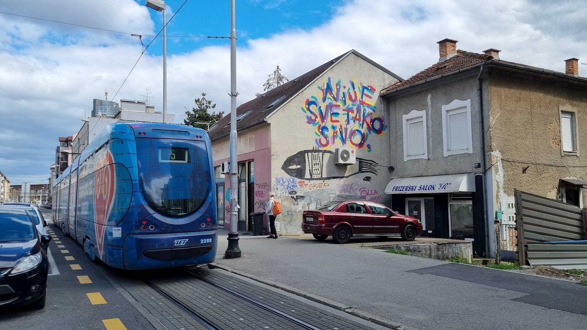 Loš vam je dan? Samo se držite poruke s ovog zagrebačkog grafita