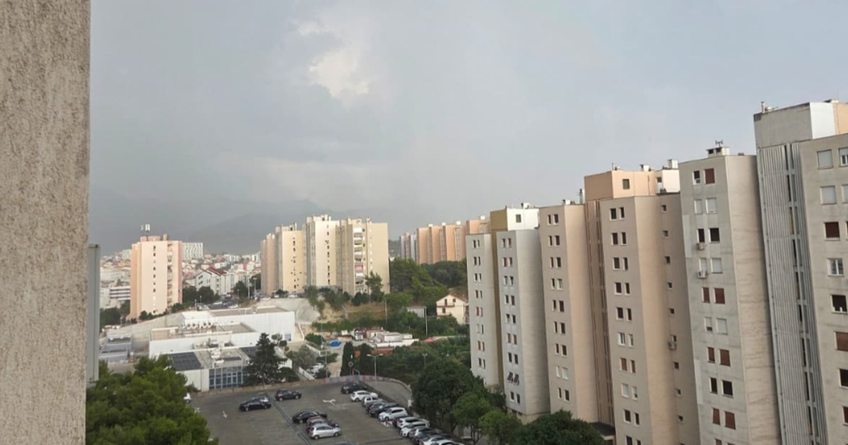 Srušeni rekordi u tri hrvatska grada. Nevrijeme u Dalmaciji, stiže u Split