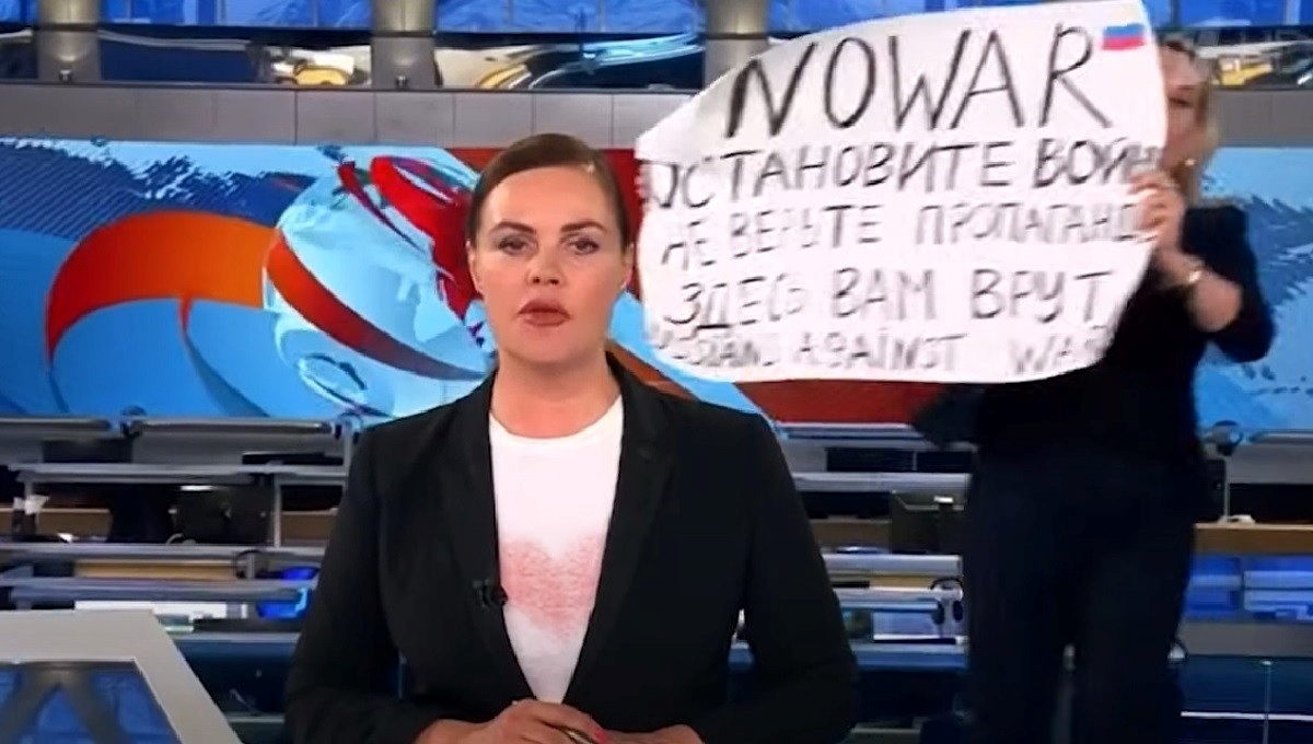 UN: Žena koja je prekinula rusku emisiju ne bi trebala biti kažnjena