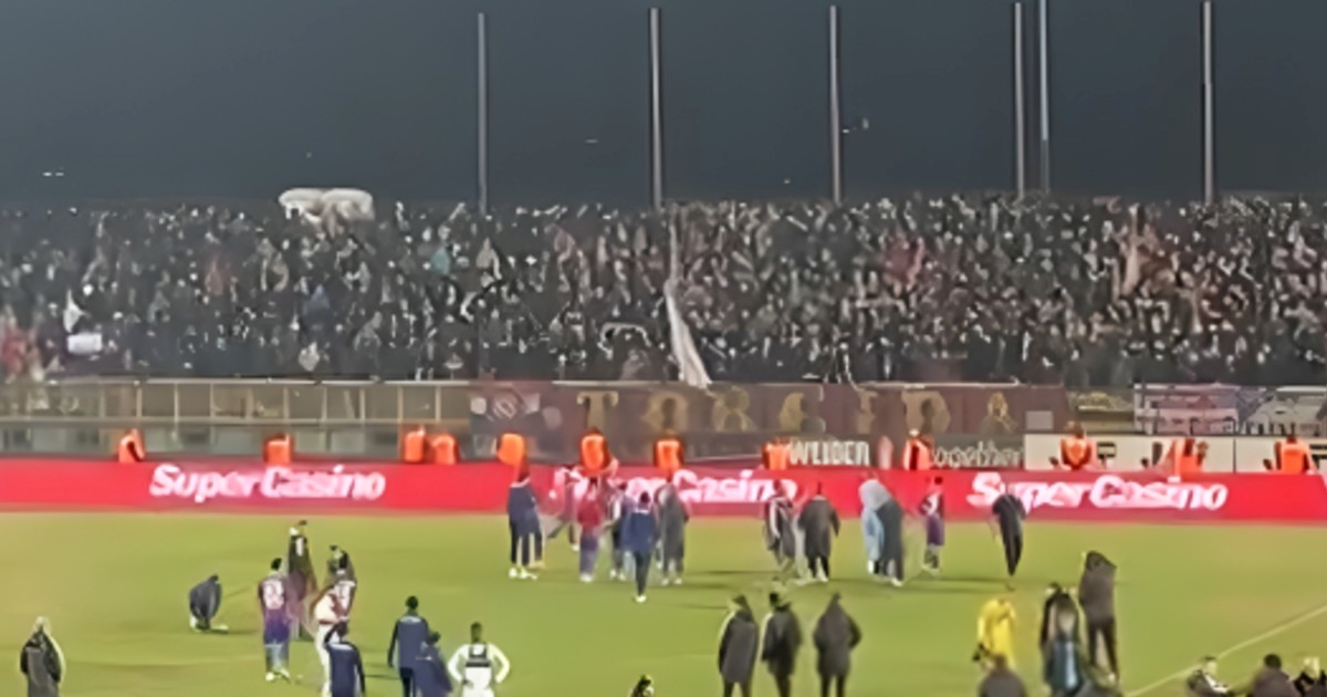 Pogledajte kako je Torcida ispratila igrače Hajduka nakon poraza od Gorice