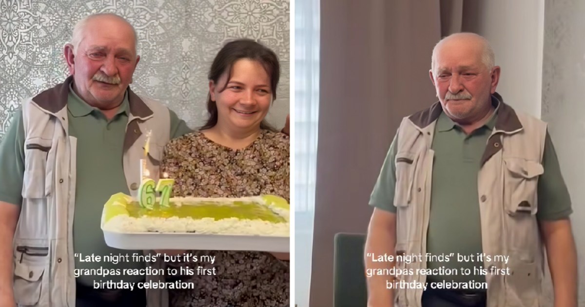 Za 67. rođendan prvi put su mu priredili proslavu. Pogledajte reakciju