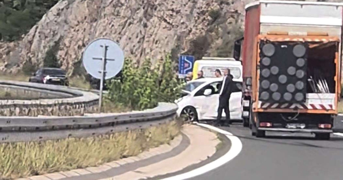 VIDEO Prometna na A1 u smjeru Zagreba