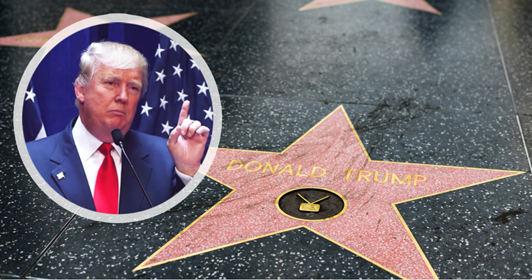 Netko je istresao hrpu pseće kakice na Trumpovu zvijezdu na Stazi slavnih