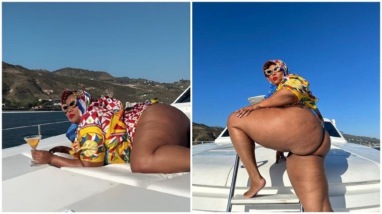 VIDEO Lizzo na jahti pozirala u minijaturnom bikiniju
