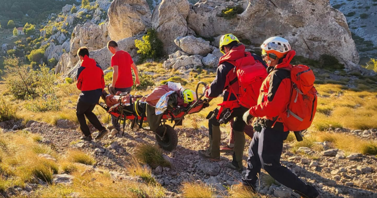 HGSS četiri sata spašavao osobu sa stijene. "Moglo je trajati višestruko kraće"