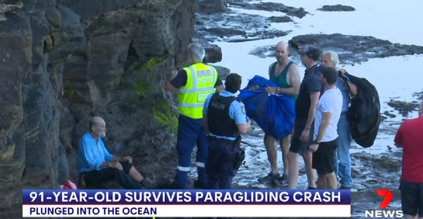 Australski paraglajder (91) preživio pad u ocean, ima samo par modrica i ogrebotina