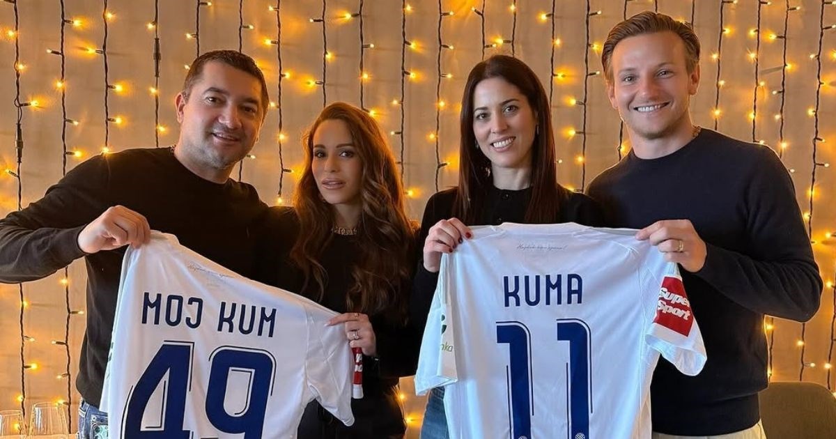 Ivan Rakitić i Raquel pozirali s kumovima: "Puno vas volimo i hvala vam na svemu"